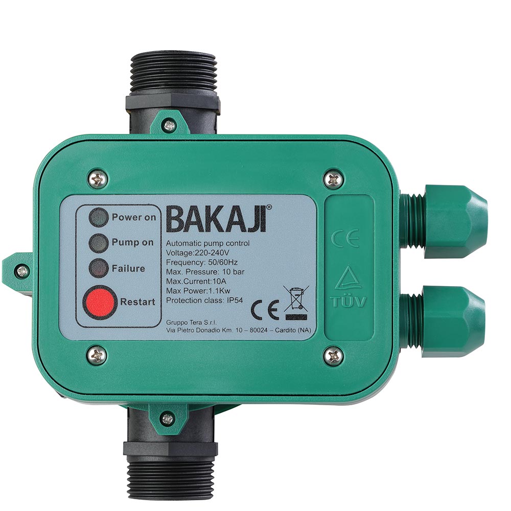 Presscontrol KING POMPA 1.5 BAR Con Manometro – Pressostato Elettronico Per Autoclave E Irrigazione - Foto 6