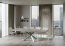 Tavolo Allungabile 200/460x90 cm Volantis Premium Cashmere Gambe Multicolore 4/A      