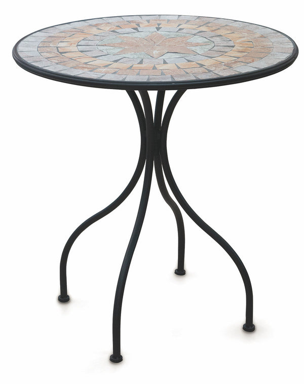 Runder Gartentisch aus Schmiedeeisen mit Soriani Zypern-Mosaik prezzo