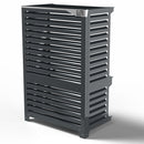 Cover Pompa di Calore 105x65x150 cm installazione a terra vicino la parete Big Blade VL Antracite 