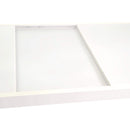 Tavolo da Giardino Allungabile 160/220x90x75 cm in Alluminio Boise Bianco