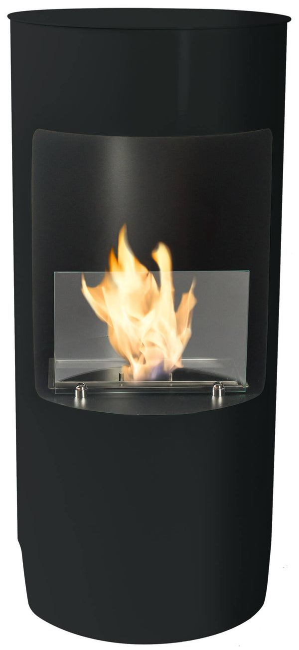 Bioethanol-Bodenkamin Ø45x95 cm Karlsen Cortina Schwarz sconto