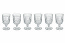 Set 6 Calici in Vetro Trasparente 275 ml Villa d'Este Home Tivoli Nobilis
