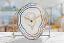 Orologio da Tavolo Twin 20x7x19,5 cm in Ferro e MDF Multicolor