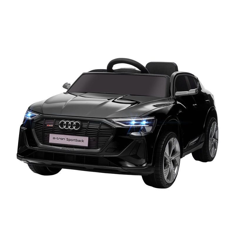 Macchina Elettrica per Bambini 12V con Licenza Audi E-Tron Sportback Nera
