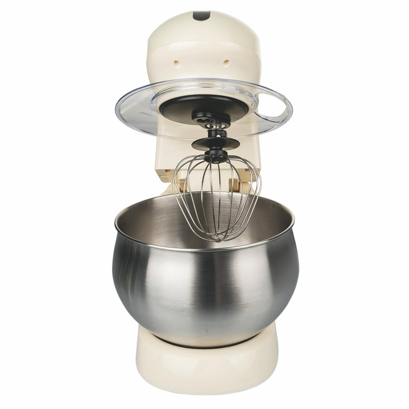 Impastatrice Planetaria 5 Litri 6 Velocità 1300W Ciotola in Acciaio Kooper Atena Avorio