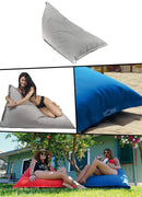 Poltrona a Sacco Pouf Sdraio in Acrilico Pomodone Milk Bordeaux