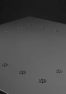 Tavolo da Giardino 70x70xh72 cm in Metallo New Old Antracite