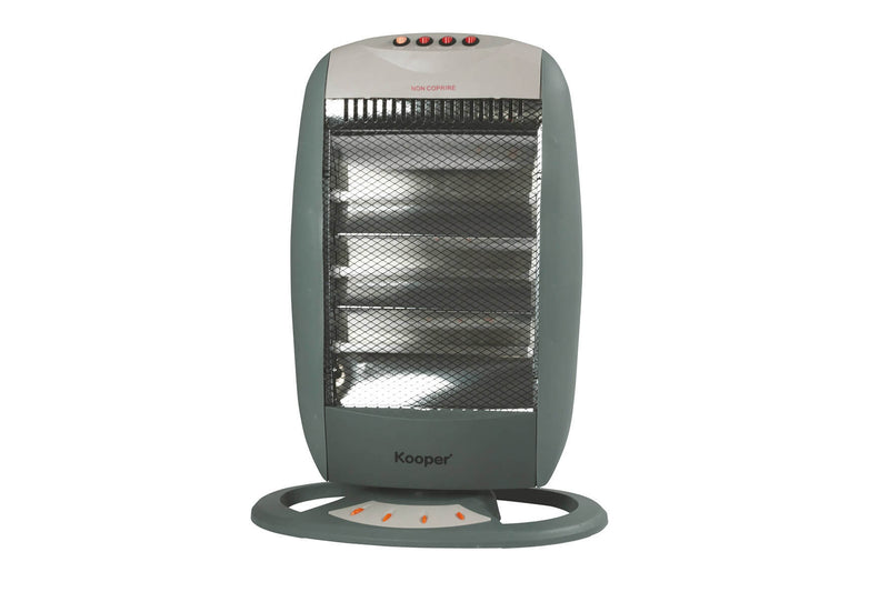 Stufa Alogena 1200W 3 Elementi Kooper India Tortora