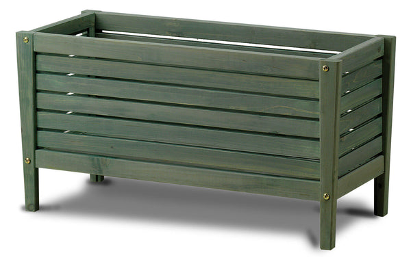 online Pflanzgefäß 78 x 31 x 40 cm aus Taini-Nadelholz in Marilic Green