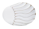 Vaso Lines 34x24,5x11,5 cm in Poliresina Bianco