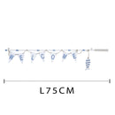 Set 2 Canne da Pesca Misure 75x15x2 cm