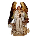 Angelo tessuto oro con flauto cm xh35,5