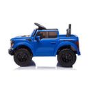 Macchina Elettrica per Bambini Ford Raptor 12V con Telecomando Bluetooth Luci LED e Tappetini Inclusi Blu