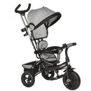 Passeggino Triciclo per Bambini Pieghevole  Grigio