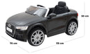 Macchina Elettrica per Bambini 12V con Licenza Audi A3 Nera