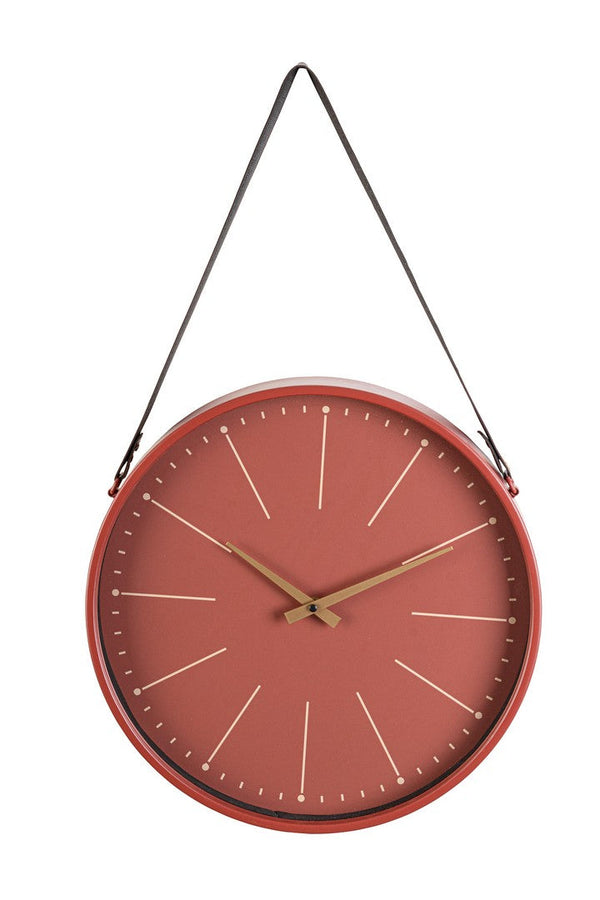 Orologio da Parete 40x6x66 cm in Legno Timely Mattone acquista