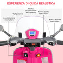 Piaggio Vespa 946 Elettrica 12V per Bambini Rosa