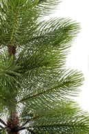 Albero di Natale Artificiale cm Ø48xh90 con 19 rami con vaso grivola verde