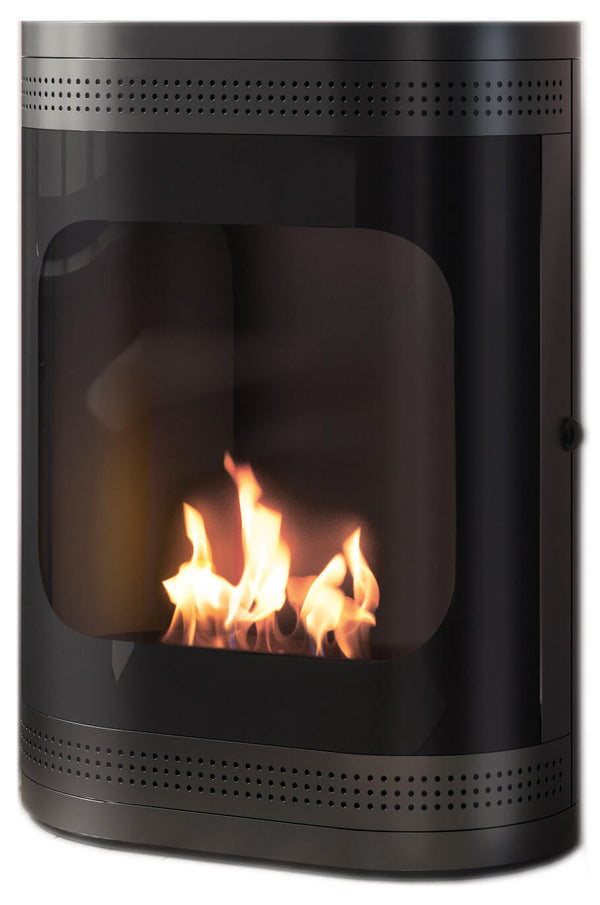 Bioethanol-Bodenkamin 93x65,6 cm Karlsen Kyoto Schwarz acquista
