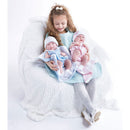 Bambola Bebè Neonato con Tutina Azzurra 43cm JC Toys