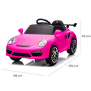 Macchina Elettrica per Bambini Licenza Ruf Small 12V Rosa  