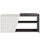 Panca Scarpiera da Ingresso 104x37x47 cm 2 Ripiani Porta Scarpe Mobiletto con Anta e Cuscino in MDF Bianco e Grigio