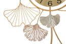 Pannello da Muro Leavy con Orologio 52,5x3,5x102 cm in Ferro 