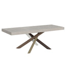 Tavolo Allungabile 200/460x90 cm Volantis Premium Cashmere Gambe Multicolore 4/C      
