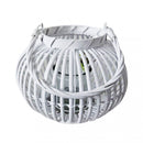 Lanterna Desiree in Vimini Bianco