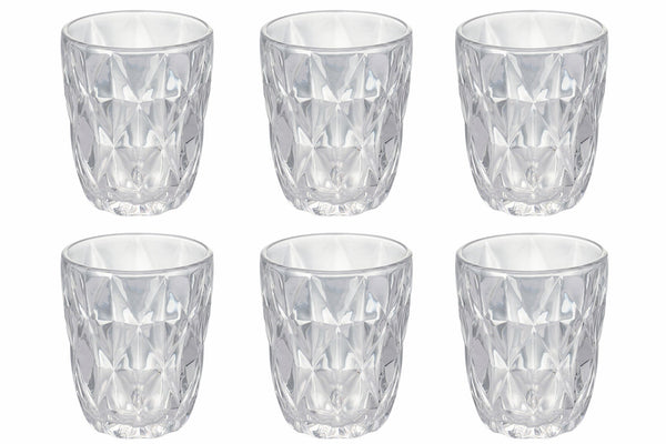 Set mit 6 Wassergläsern aus Glas 260 ml Villa d'Este Home Tivoli Renaissance sconto