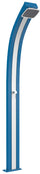 Doccia Solare da Esterno Giardino 25L Miscelatore Arkema Spring Fascia Inox Blu