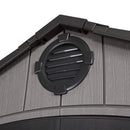 Casetta Box da Giardino Porta Utensili 238x300 cm in Polietilene Grigio