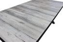 Tavolo Mackay 200x100x75 h cm in Alluminio Antracite