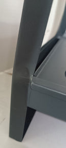 Portaombrelli Design Moderno Rettangolare Capienza 17 Ombrelli in Acciaio Antracite Seconda Scelta 