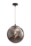 Lampada pendente Pendant in Metallo Dunas Opaco Nero