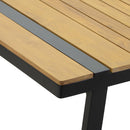 Set Salotto da Giardino Divano 2 Poltrone e Tavolino in Alluminio Idaho Antracite