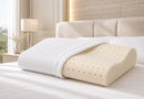 Guanciale Memory Foam Forato Doppia Onda 67x42 cm - H 8/10 cm Sostegno Cervicale Dormidea Cervicale Air