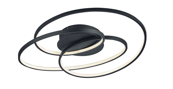 prezzo Plafoniera da Interno a LED in Metallo Nero Opaco