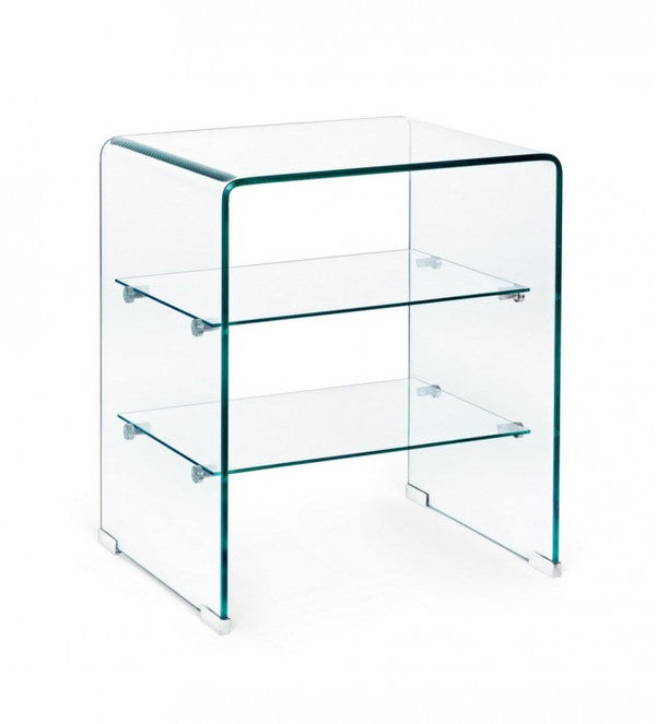 Schrank 3 Iride Regale mit Glas 50x40 in Glas acquista