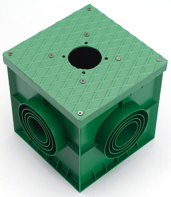 prezzo Pozzetto per Fontana da Giardino 25x25x25 cm in PVC Belfer 42/POZ Verde Erba