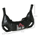 Sacca Bulgara 15 Kg 72x50x18 cm per Allenamento Fitness Nero