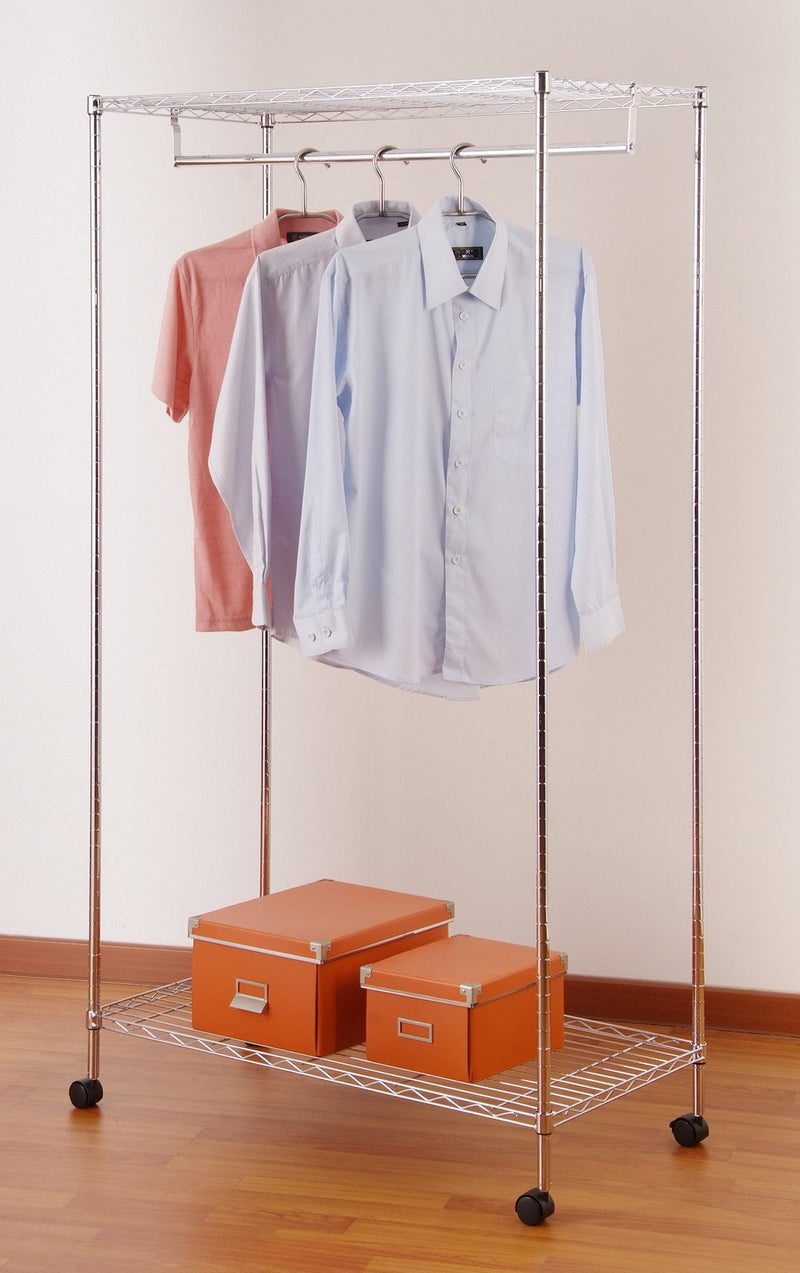 Stender Appendiabiti 91x46x165 cm in Acciaio Cromato