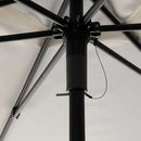 Ombrellone da Giardino Ø2,7 m in Alluminio William Ecru'