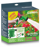 Tubo Pompa Canna dell'Acqua Estensibile 15 mt con Pistola Soriani Gardenlike Verde
