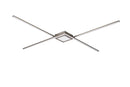 Plafoniera da Interno a LED in Metallo Nickel Opaco