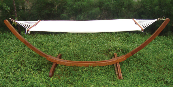 Gartenhängematte mit Holzständer 3,2x1x1m Bauer online