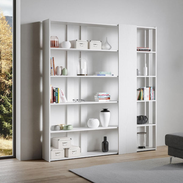 Libreria Moderna 5 Ripiani 178x36x204 cm in nobilitato Bianco online