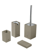 Set 4 Accessori da Bagno in Resina TFT Accessories Tortora
