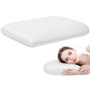 Cuscino Memory Foam a Rimbalzo Rapido 60x40x10 cm con Copertura Rimovibile e Lavabile Bianco Crema   